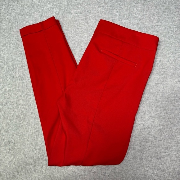 LOFT Marisa Skinny Ankle Pant Red Dress Pants Size 8 - Picture 5 of 10